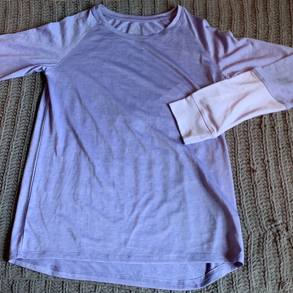 Kids purple long-sleeved shirt